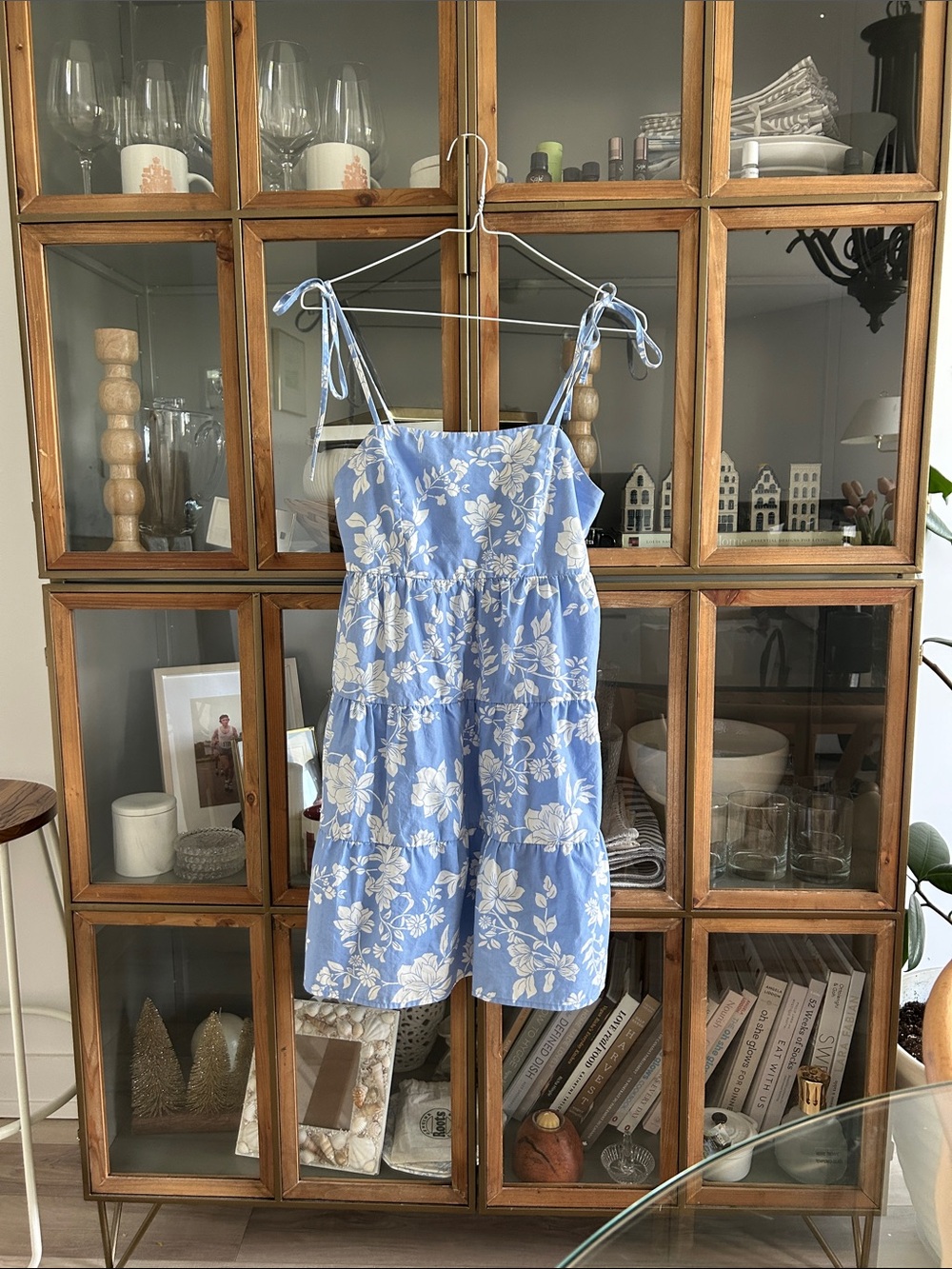 Wild Skyes Blue Floral Sundress